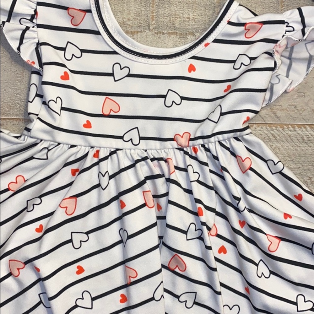 Dot Dot Smile Valentines Day Dress 6 to 12 months